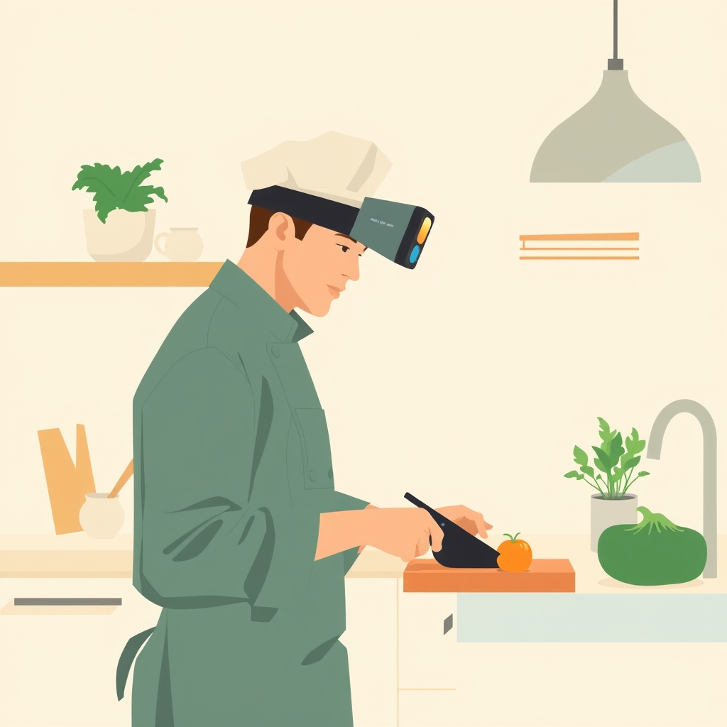 私人厨师上门做饭，全程录像只为训练机器人