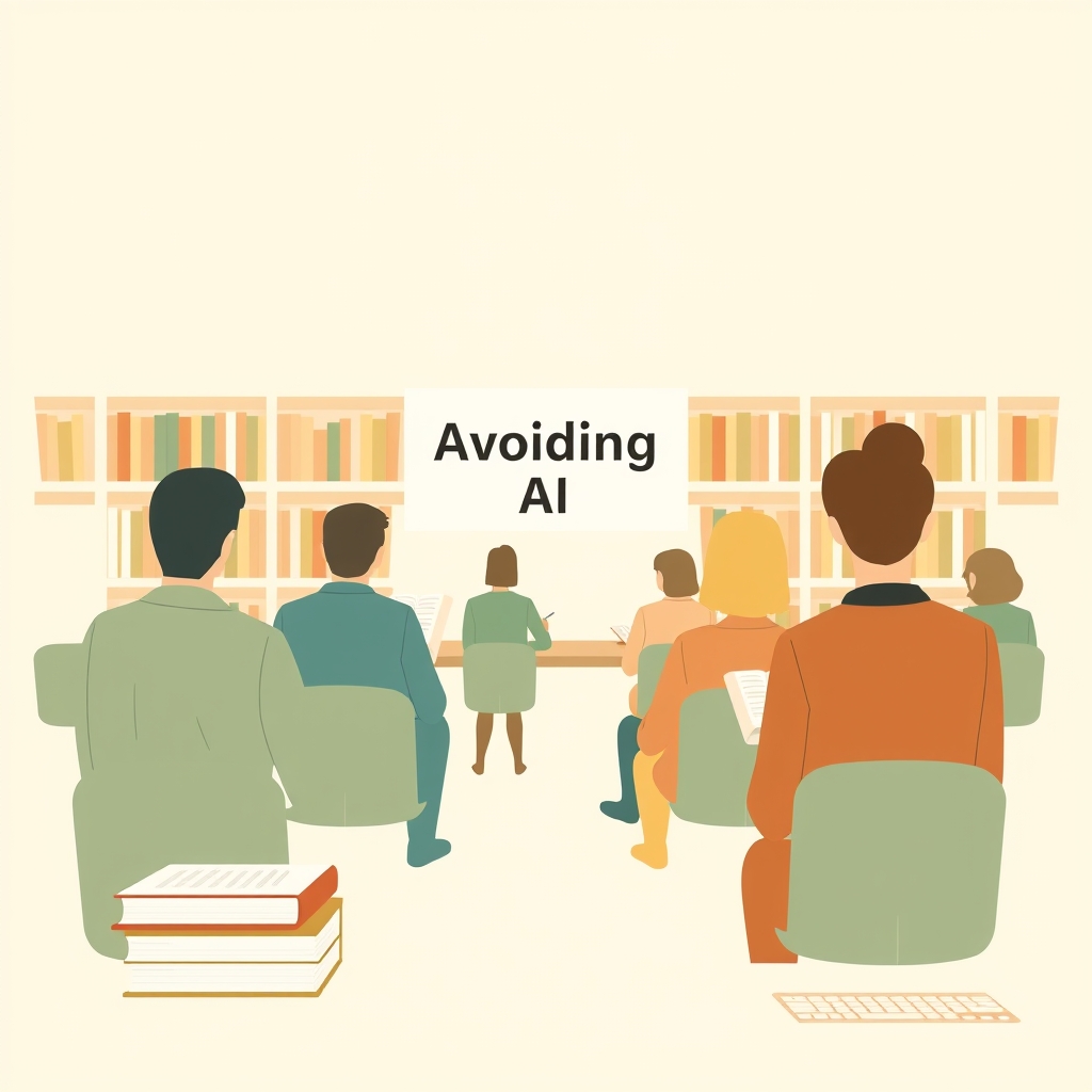 厌倦AI？美国图书馆“避开AI”工作坊火爆，折射技术疲劳
